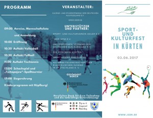 JSDR - Sport- und Kulturfest am 03.06.2017 in Kürten_Seite 1